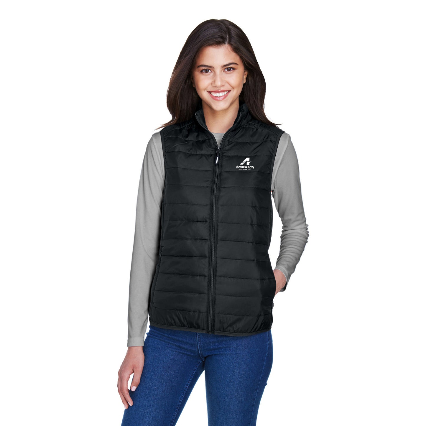 CORE 365 Womens Prevail Packable Puffer Vest