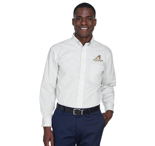 Devon & Jones® Mens Crown Collection Gingham Check Button Down